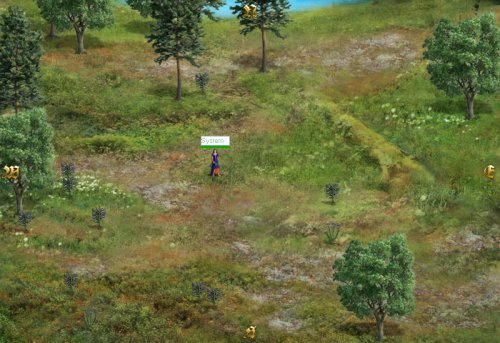 На полянках Сильвании - скриншот из игры